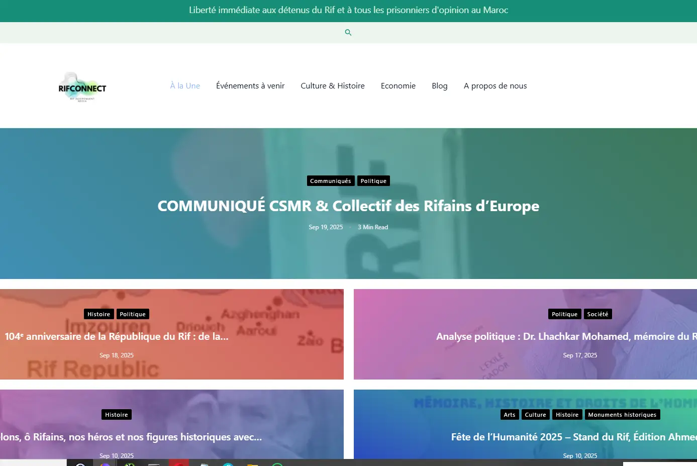 Création site RifConnect