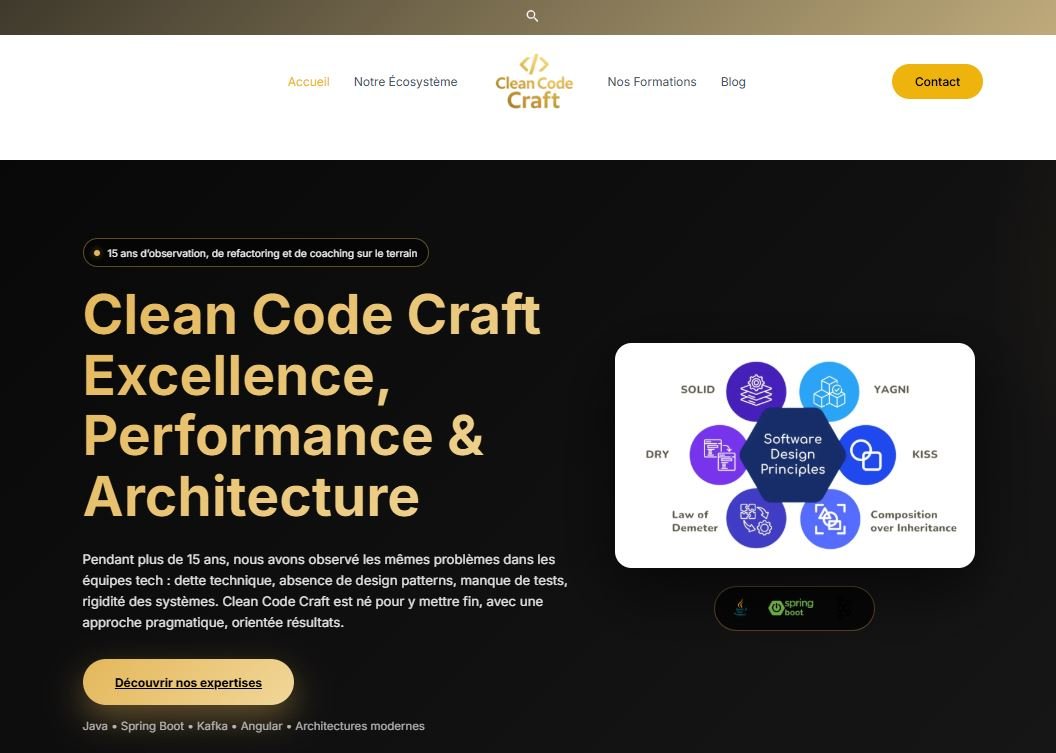 Site WordPress Entreprise de consulting IT